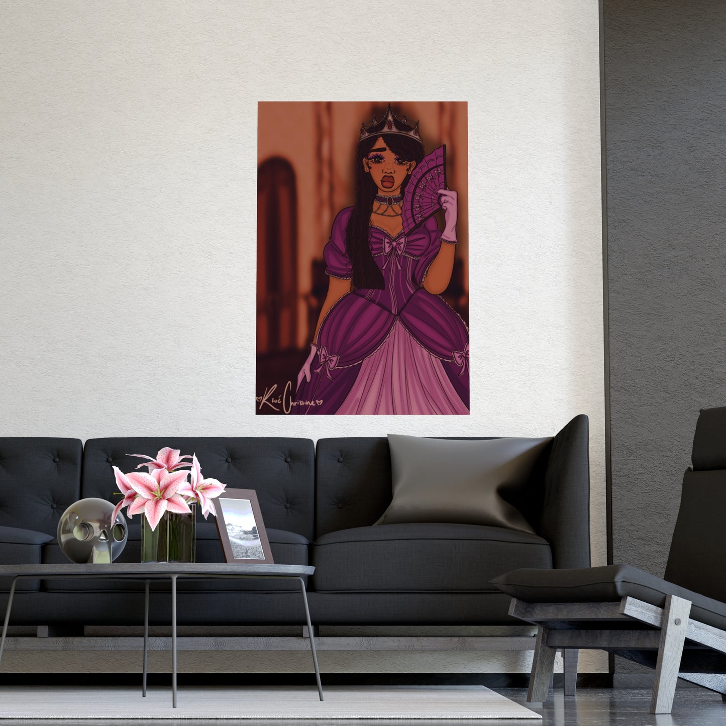 Vertical Matte Poster - Princess