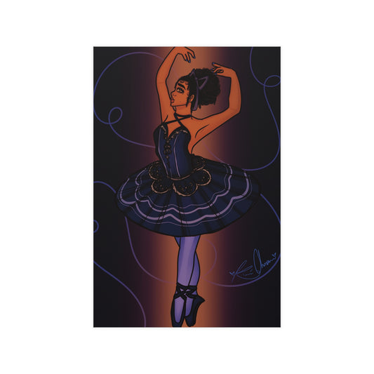 Vertical Matte Poster - Ballerina