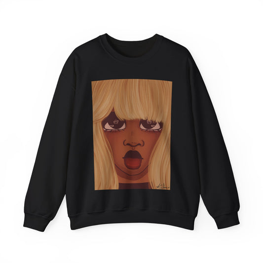 Unisex Heavy Blend™ Crewneck Sweatshirt (Heart Eyes)