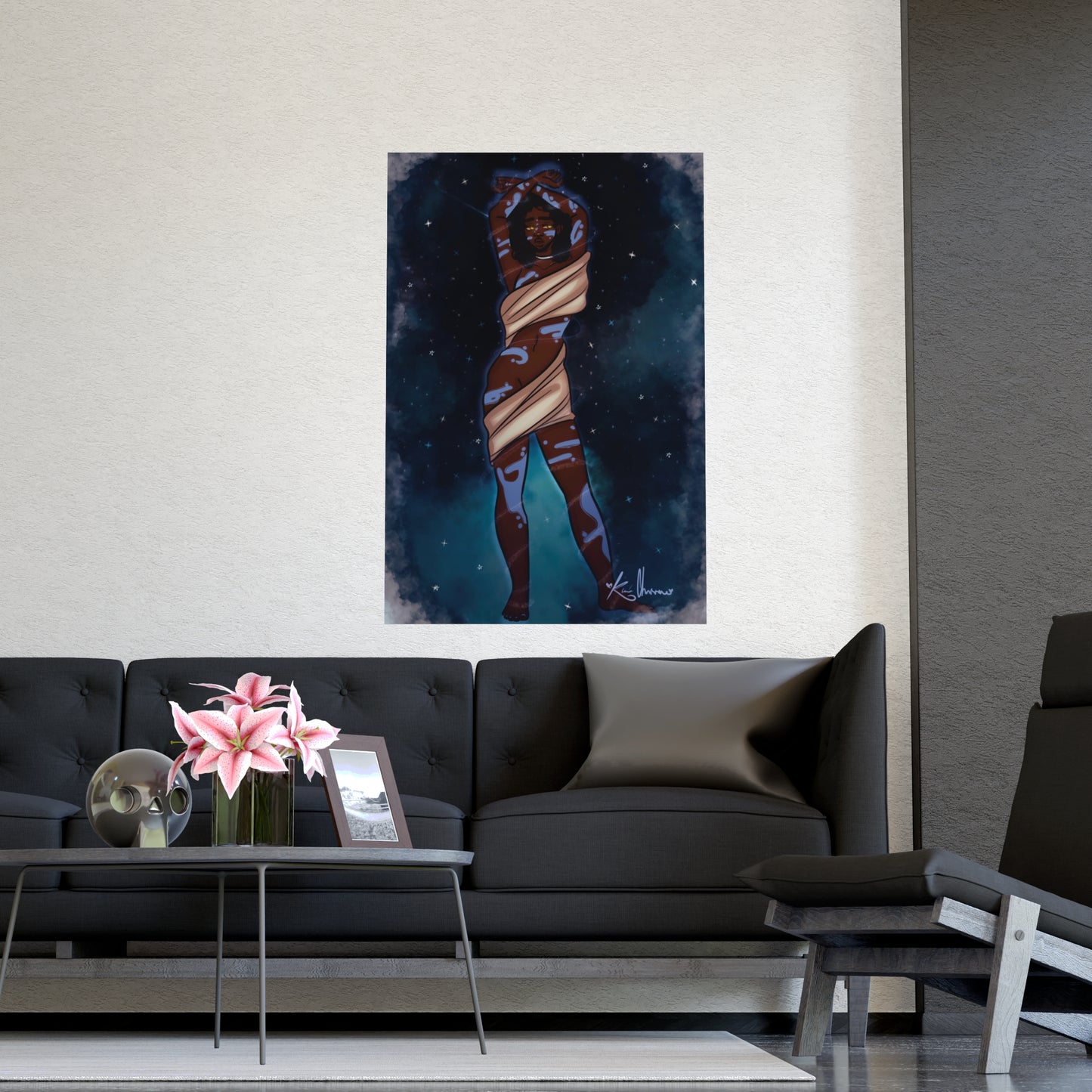 Vertical Matte Poster - Space