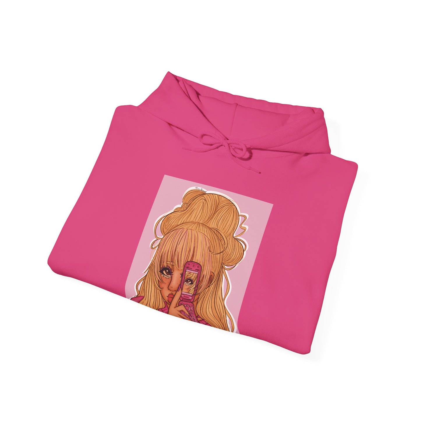 Unisex Heavy Blend™ Hooded Sweatshirt (Pink 90’s Girl V2)