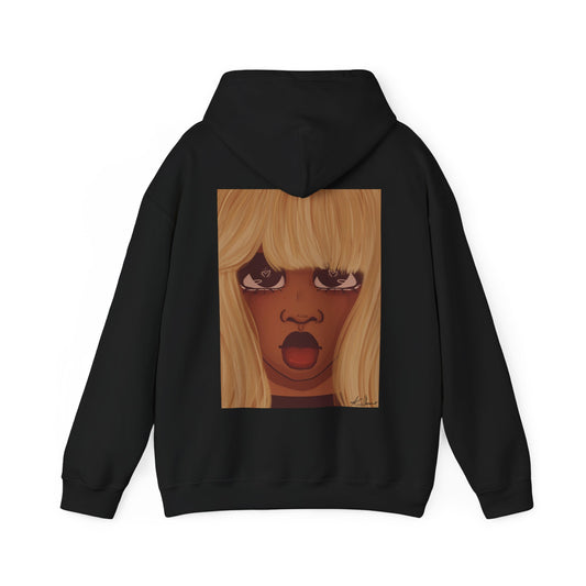 Unisex Heavy Blend™ Hooded Sweatshirt (Heart Eyes)