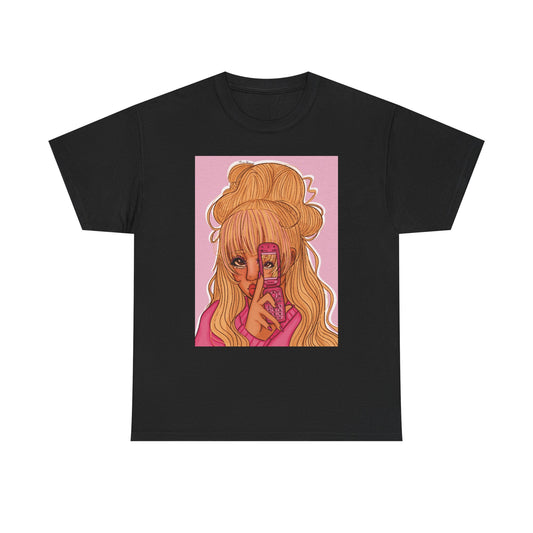Unisex Heavy Cotton Tee (Pink 90’s Girl)