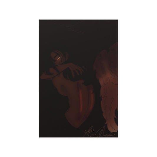 Vertical Matte Poster - Wounded Angel