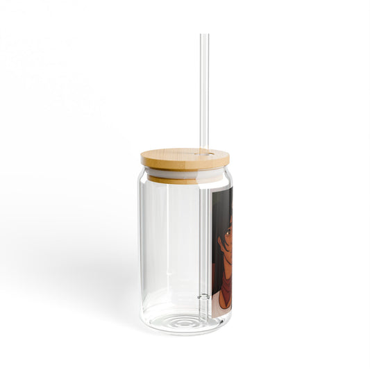 Sipper Glass, 16oz - Cowboy