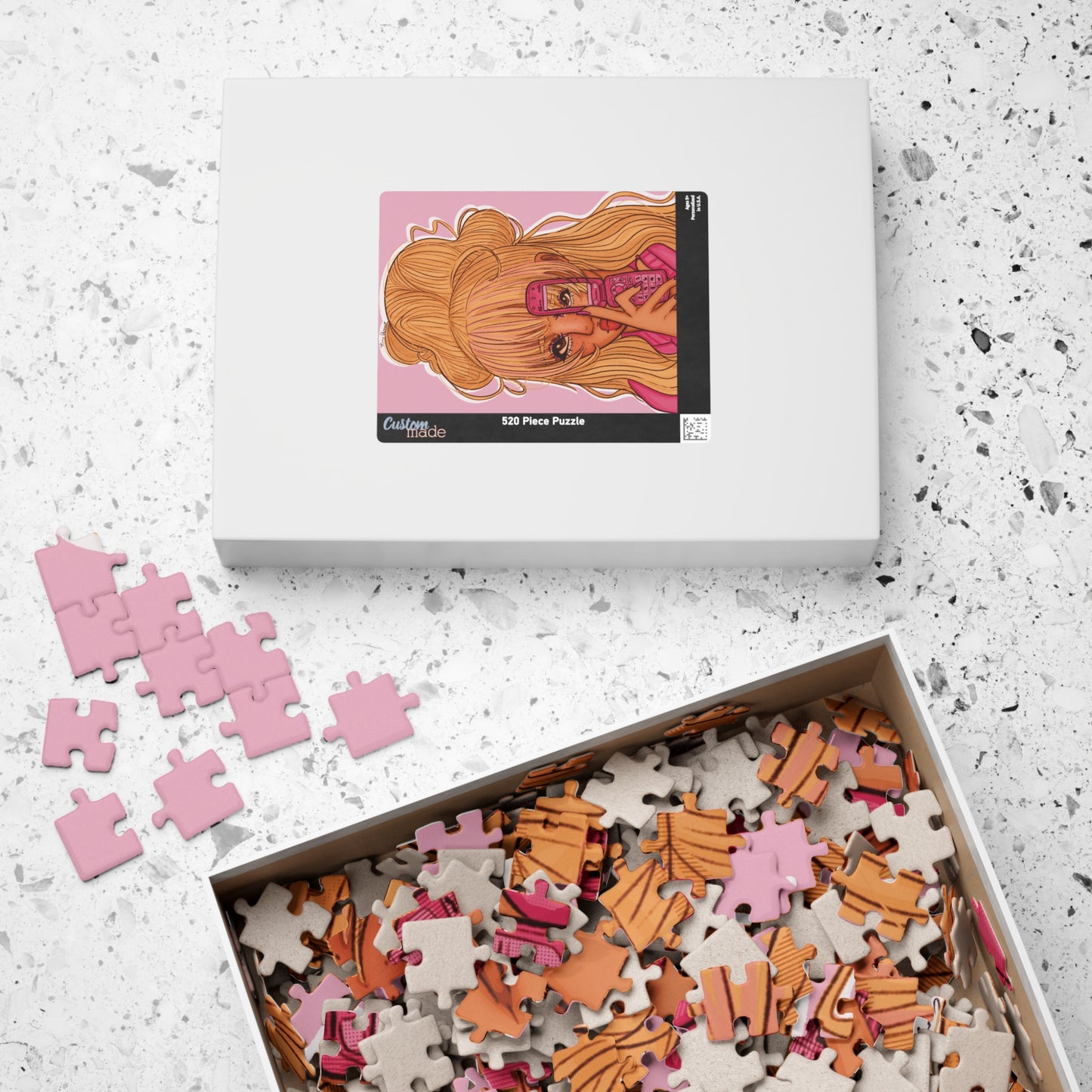 Puzzle (110, 252, 520, 1014-piece) - Pink 90’s Girl