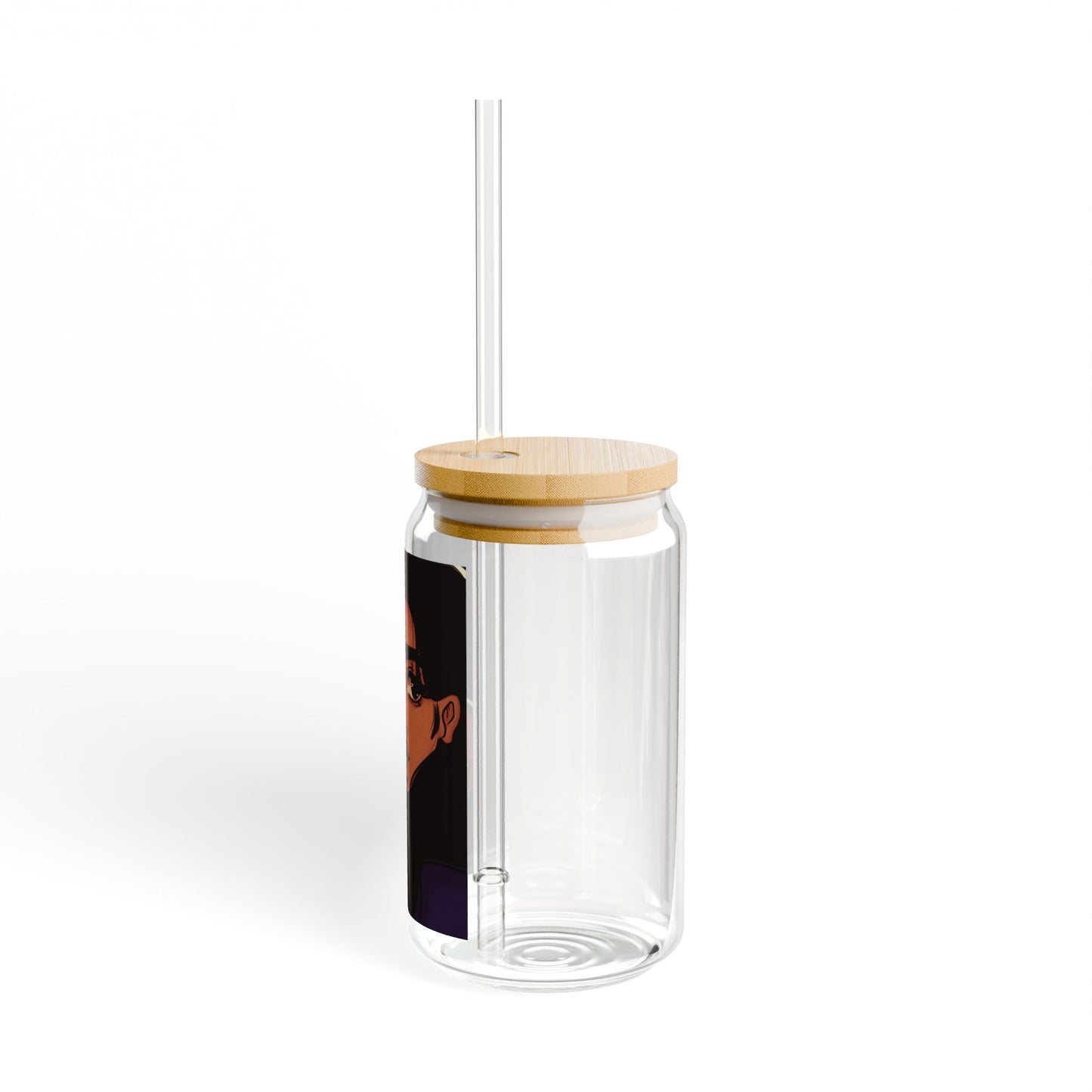 Sipper Glass, 16oz - Coffee