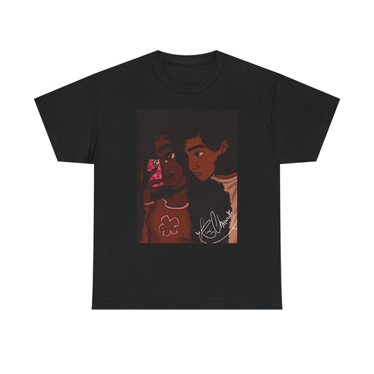 Unisex Heavy Cotton Tee (Black Love)