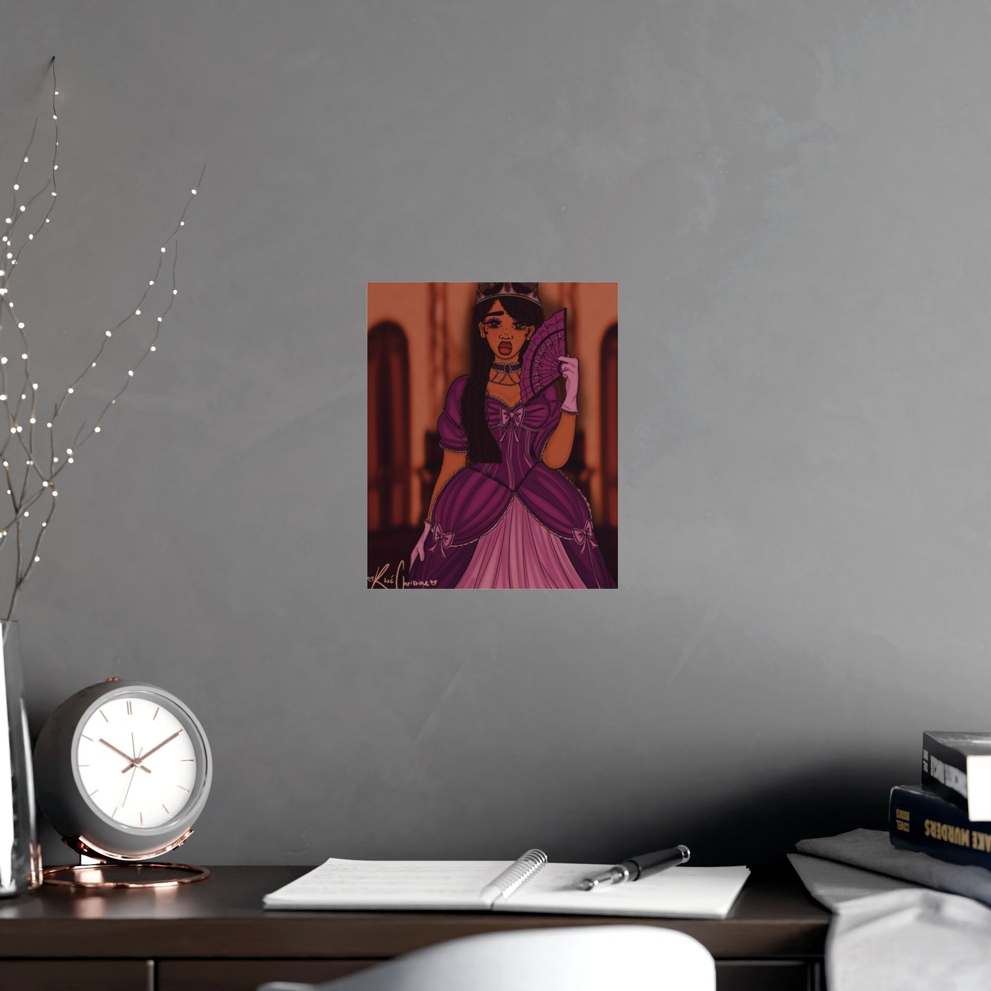 Vertical Matte Poster - Princess