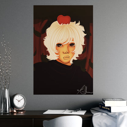 Vertical Matte Poster - Apple