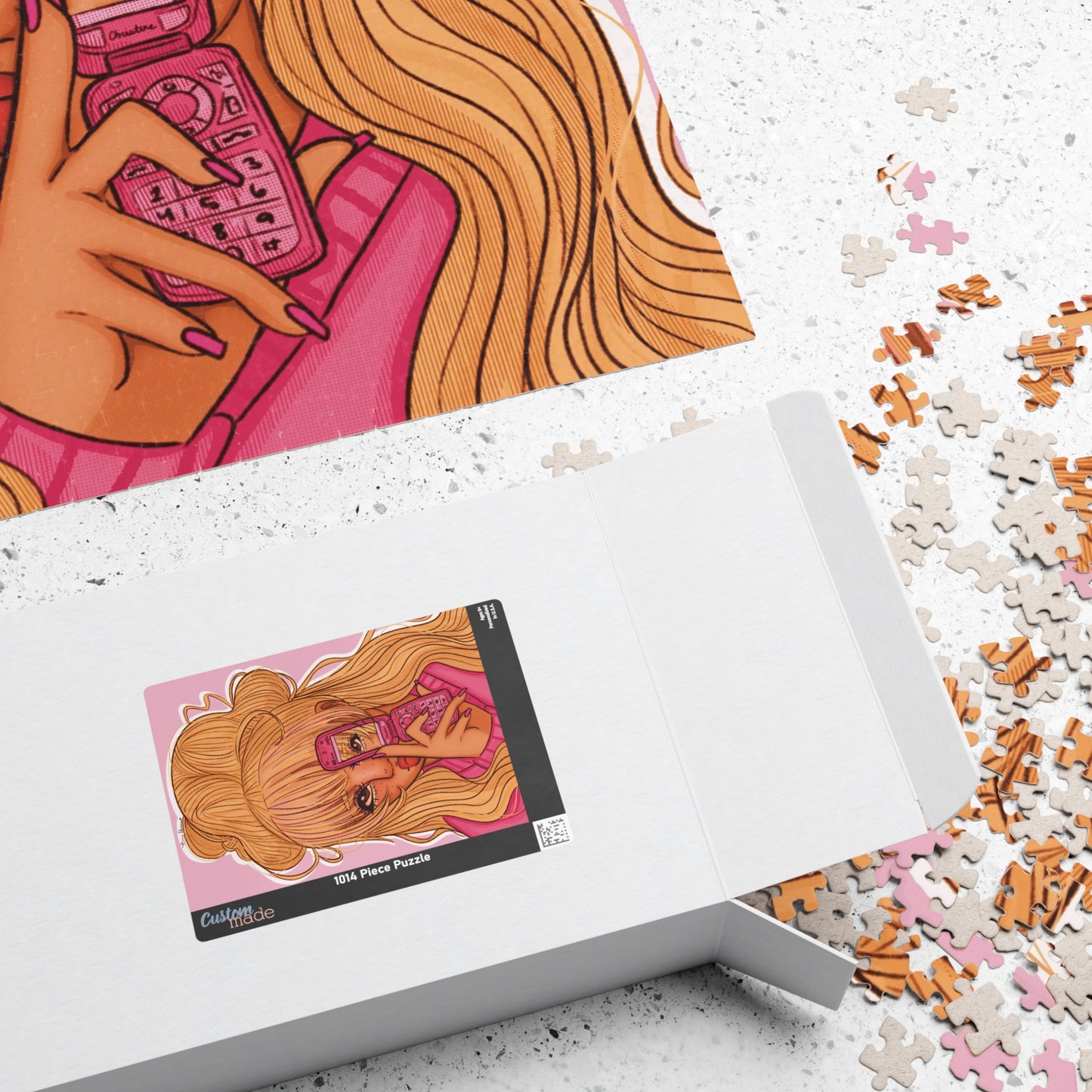 Puzzle (110, 252, 520, 1014-piece) - Pink 90’s Girl