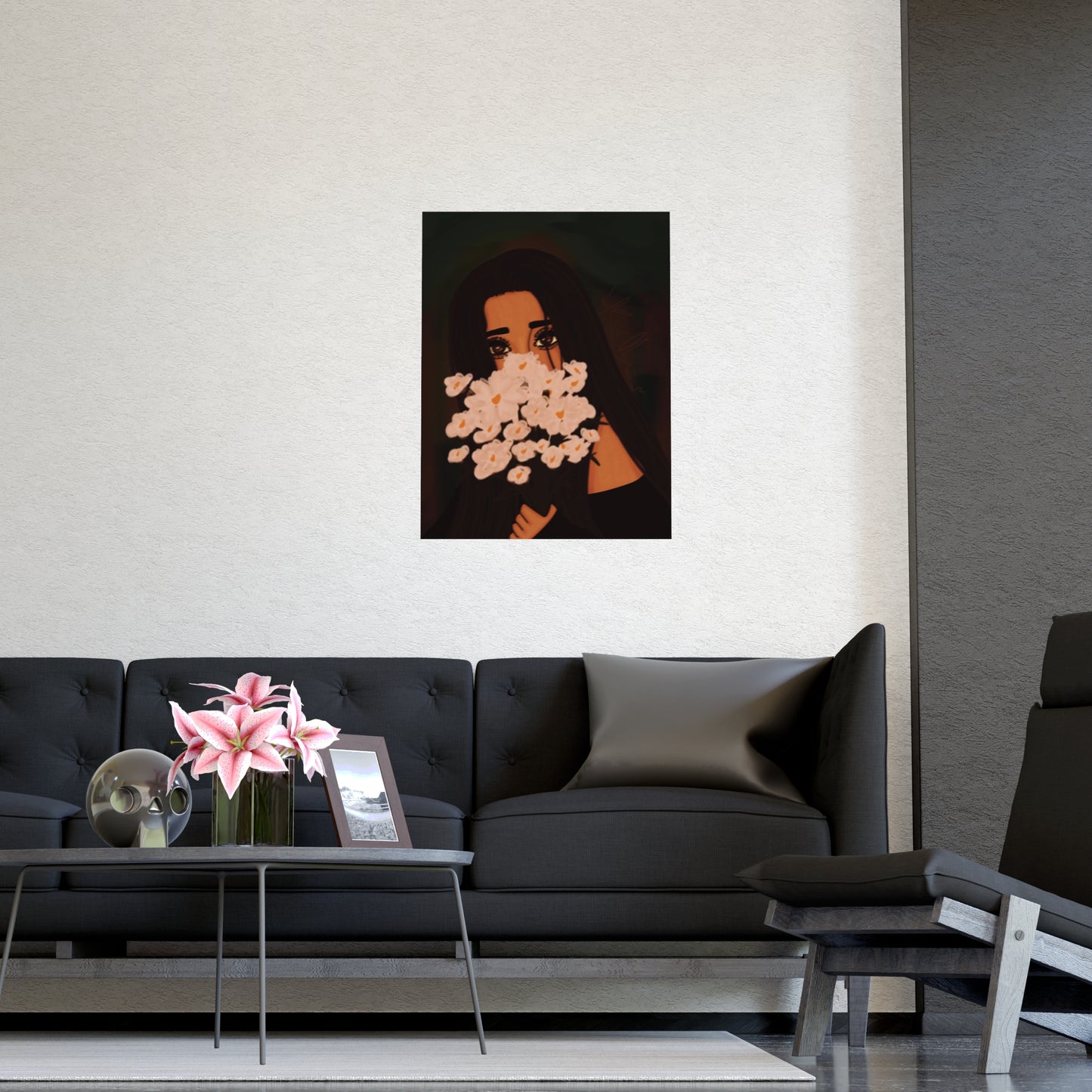 Vertical Matte Poster - Flowers