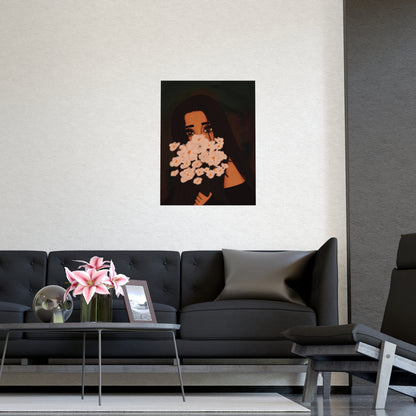 Vertical Matte Poster - Flowers