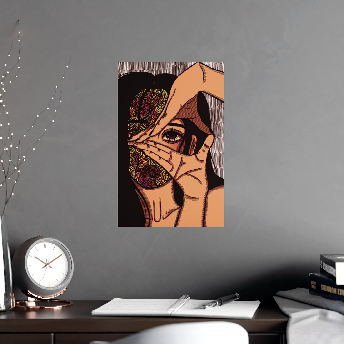 Vertical Matte Poster - Illusions [color]