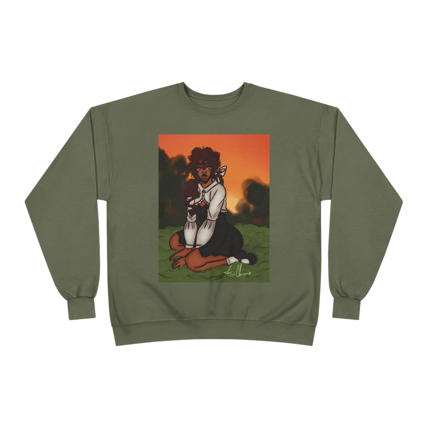 Unisex EcoSmart® Crewneck Sweatshirt (Sunset)