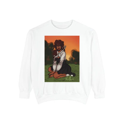 Unisex Garment-Dyed Sweatshirt (Sunset)