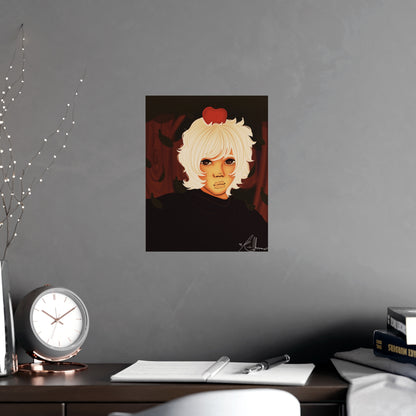 Vertical Matte Poster - Apple