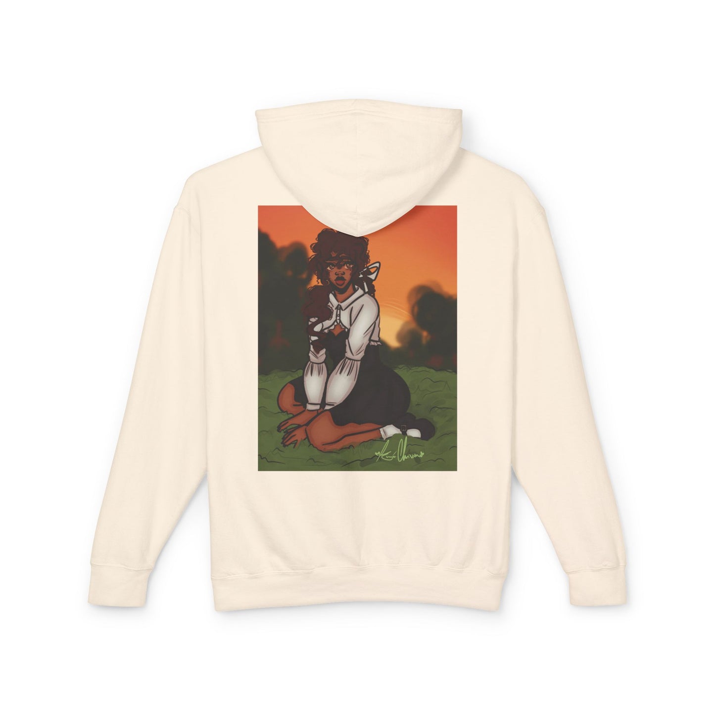 Unisex Lightweight Hooded Sweatshirt (Sunset)
