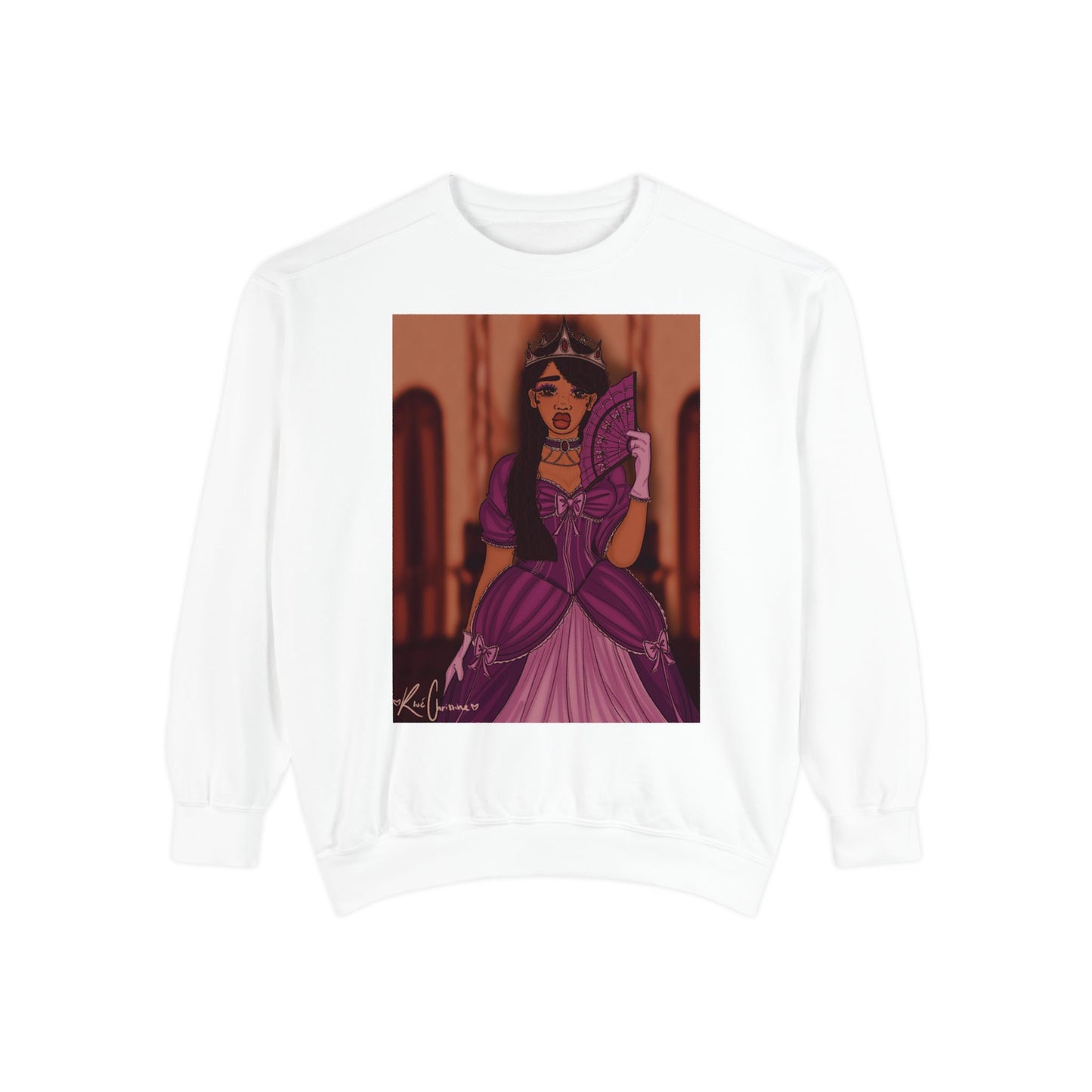Unisex Garment-Dyed Sweatshirt (Princess)