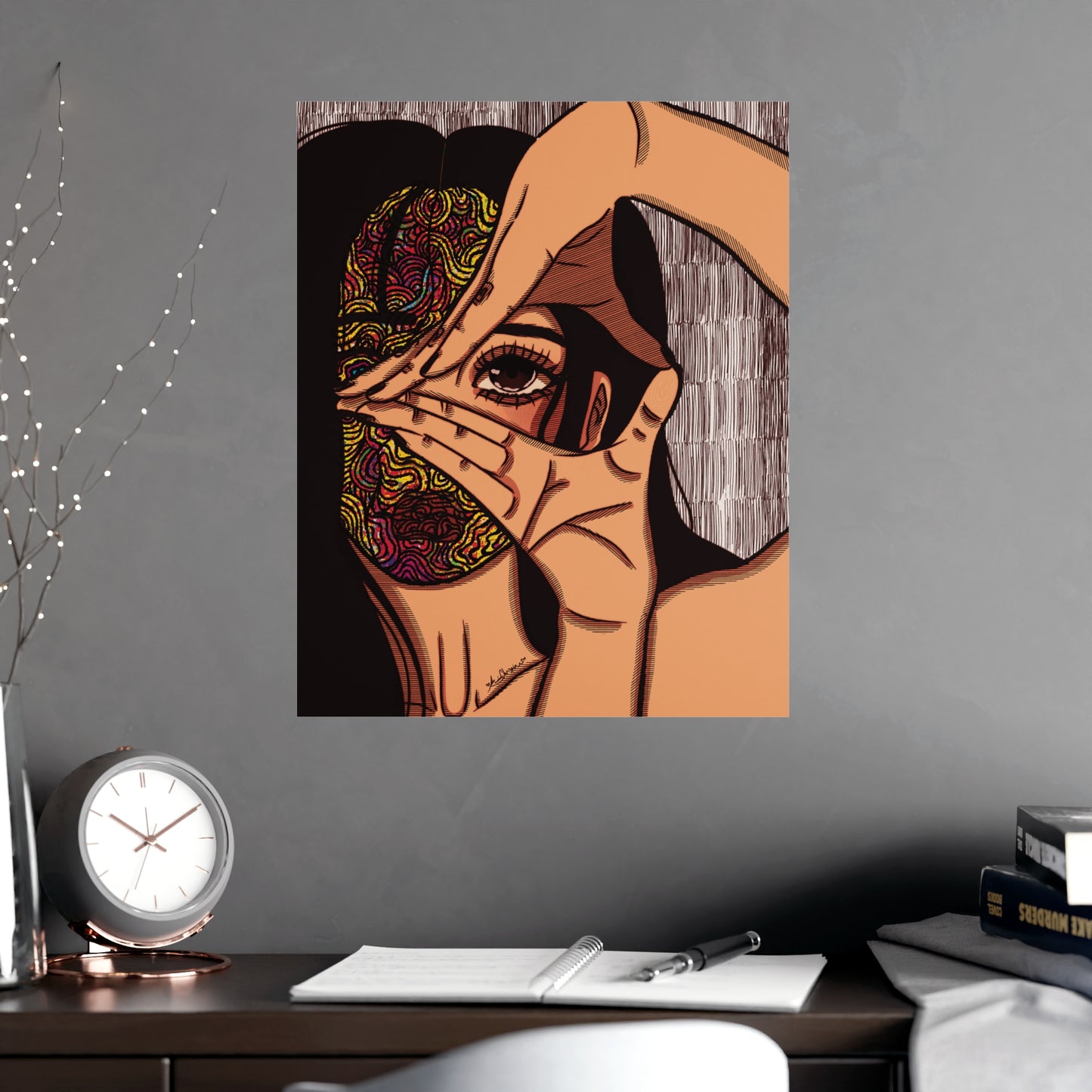 Vertical Matte Poster - Illusions [color]