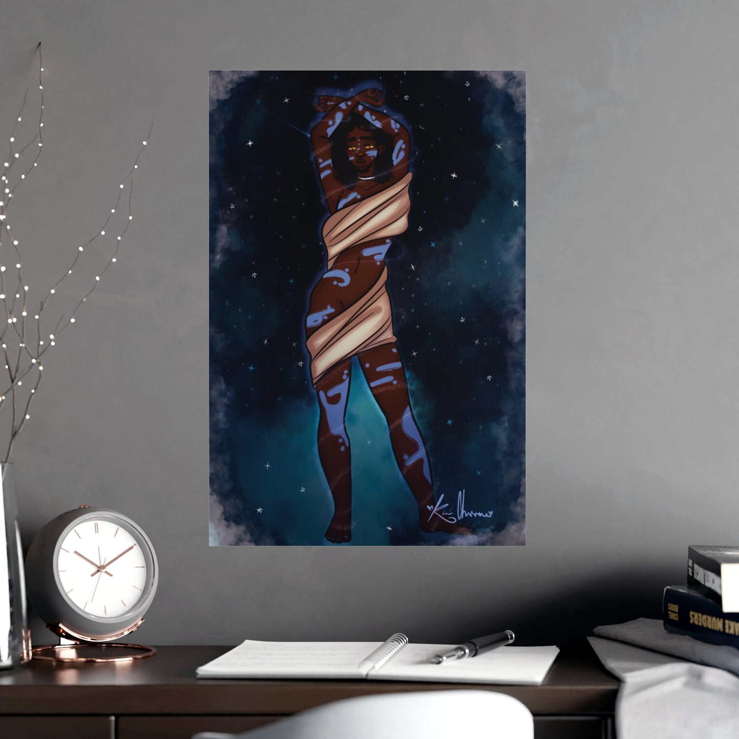 Vertical Matte Poster - Space