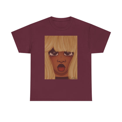 Unisex Heavy Cotton Tee (Heart Eyes)
