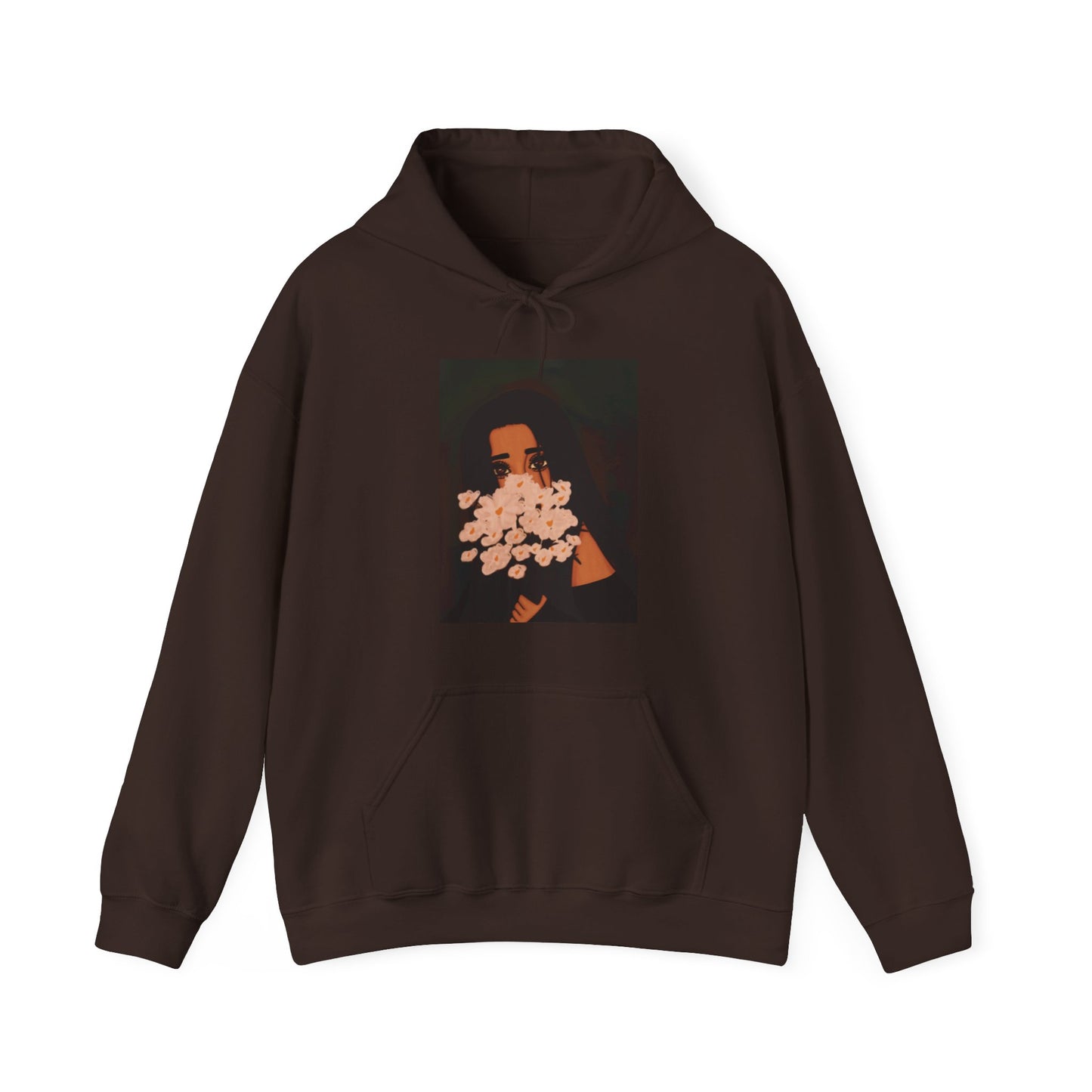 Unisex Heavy Blend™ Hooded Sweatshirt (Flowers V2)