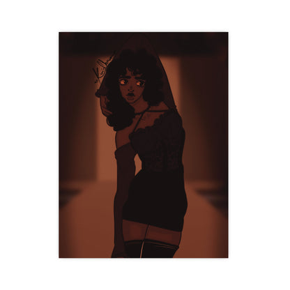 Vertical Matte Poster - Model