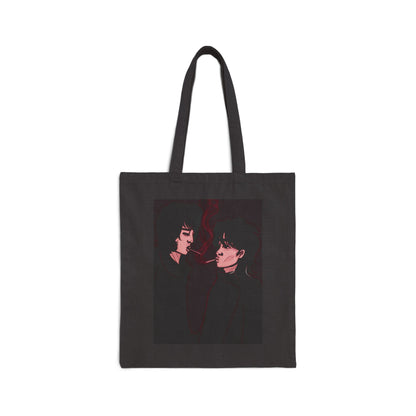 Cotton Canvas Tote Bag (Dark Times)