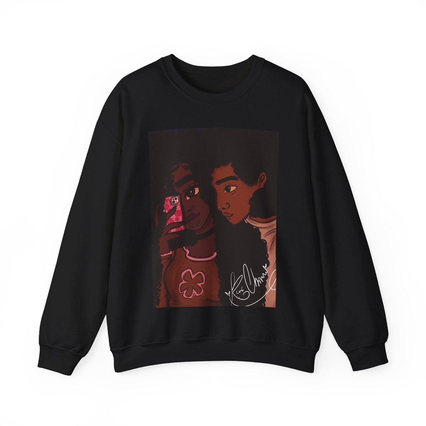Unisex Heavy Blend™ Crewneck Sweatshirt (Black Love)