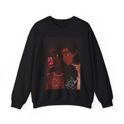 Unisex Heavy Blend™ Crewneck Sweatshirt (Black Love)