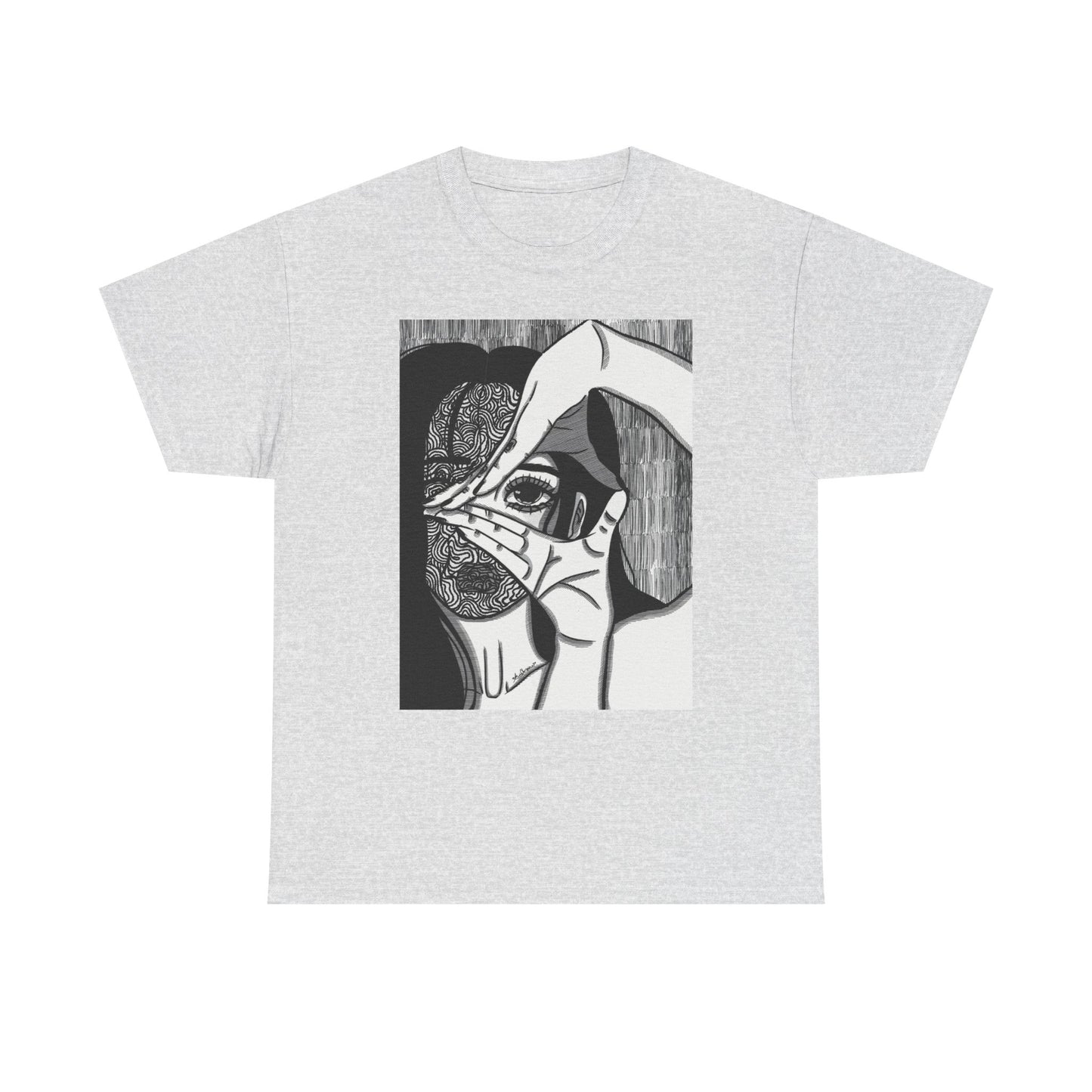Unisex Heavy Cotton Tee (Illusions)