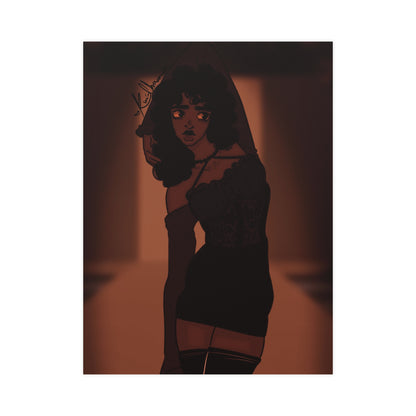 Vertical Matte Poster - Model