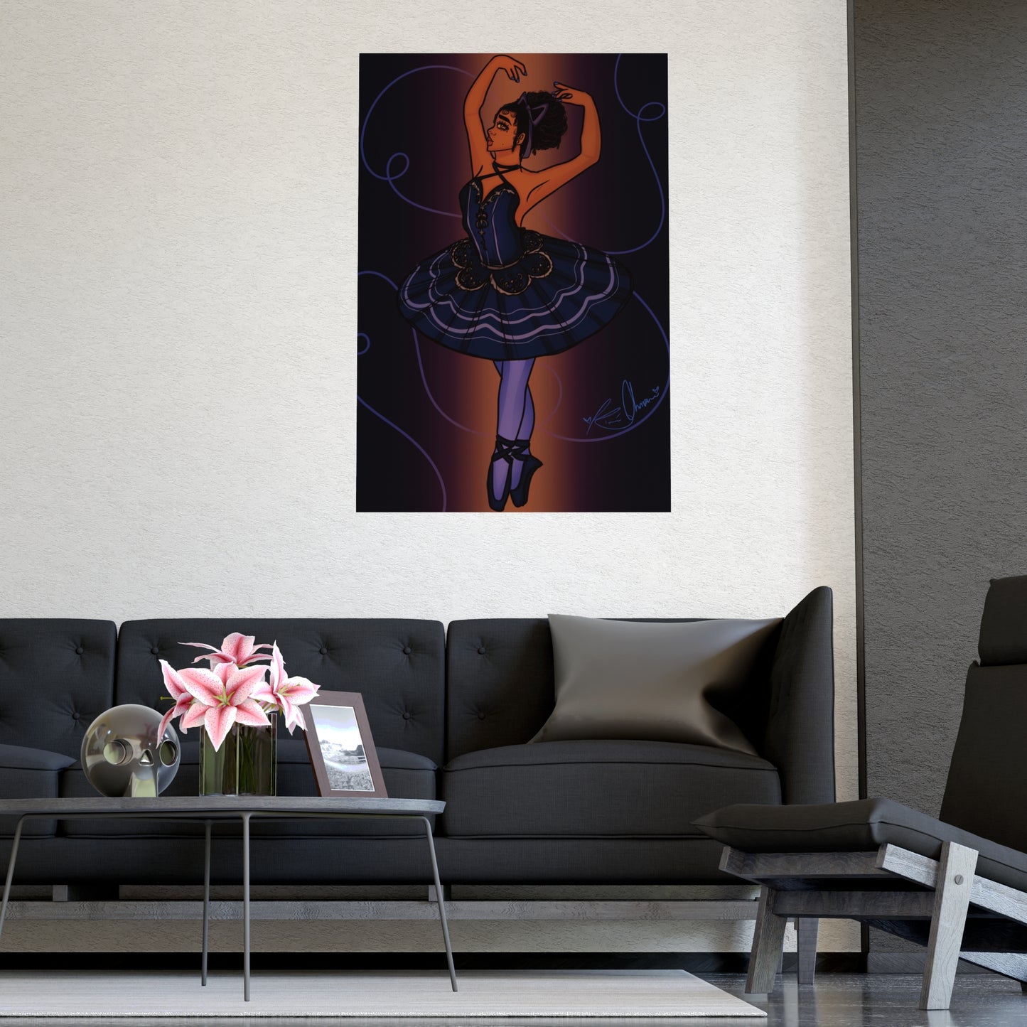 Vertical Matte Poster - Ballerina