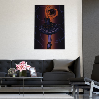 Vertical Matte Poster - Ballerina