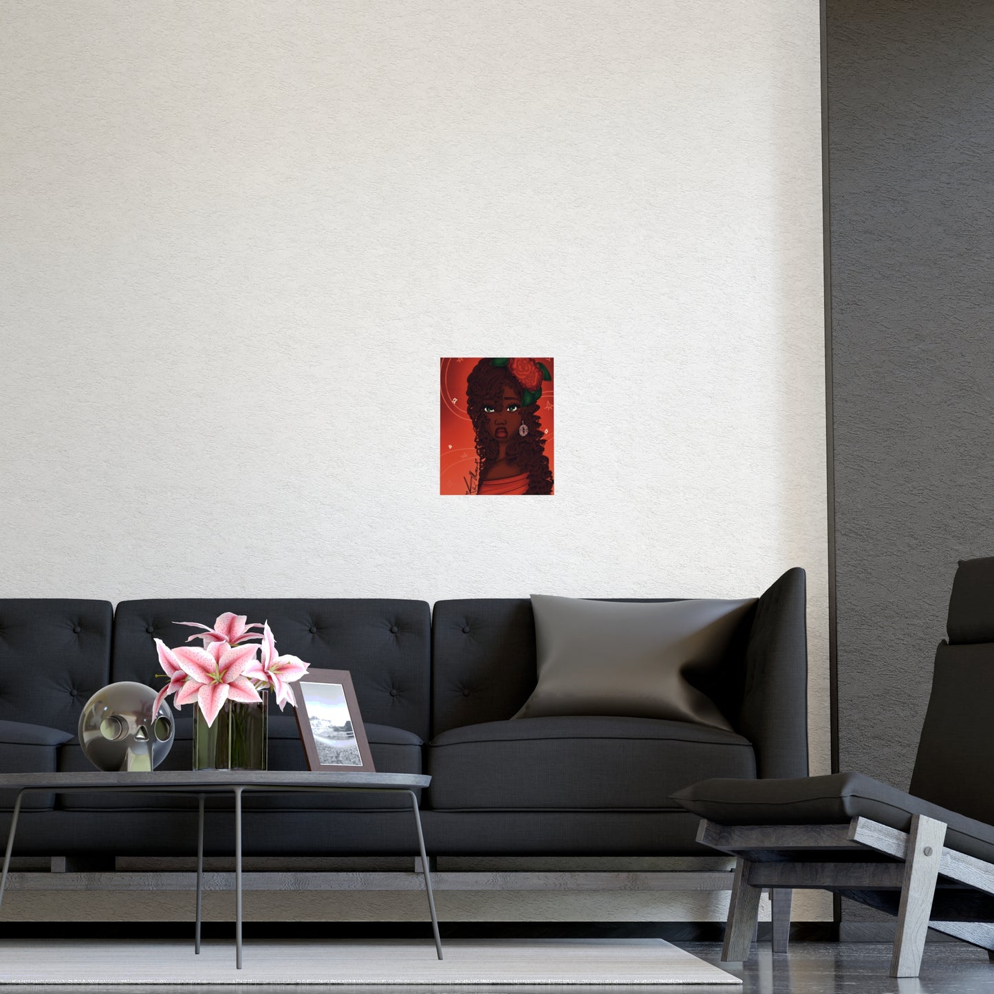 Vertical Matte Poster - Rose