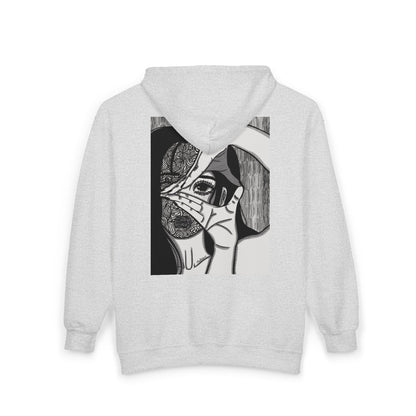 Unisex Zip Up Sweatshirt - Illusions