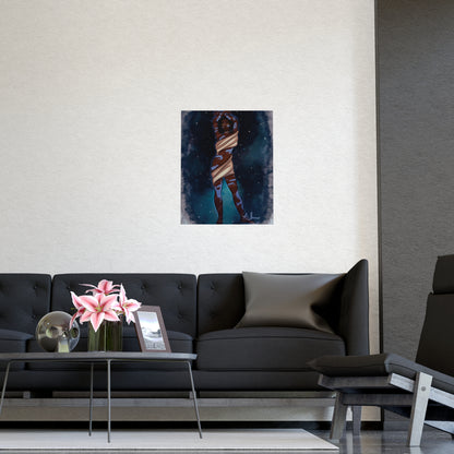 Vertical Matte Poster - Space