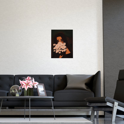 Vertical Matte Poster - Flowers