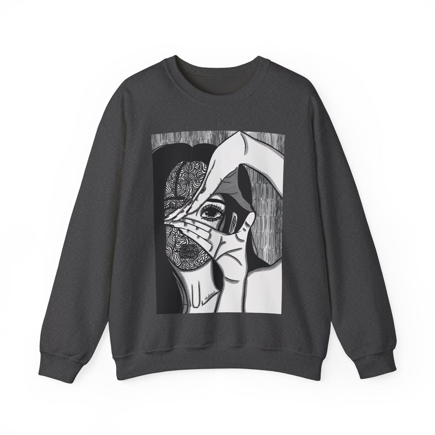 Unisex Heavy Blend™ Crewneck Sweatshirt (Illusions)