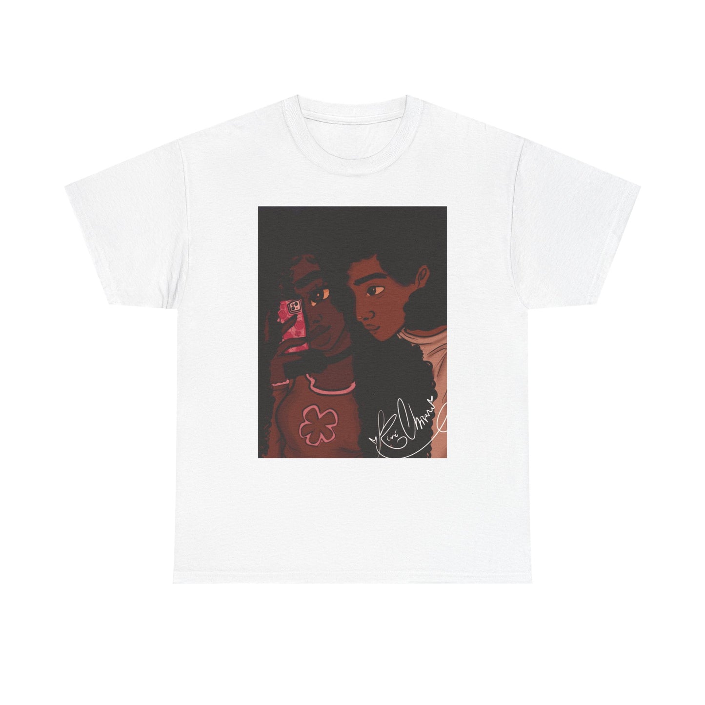 Unisex Heavy Cotton Tee (Black Love)