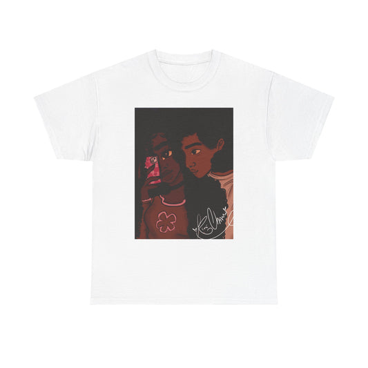 Unisex Heavy Cotton Tee (Black Love)