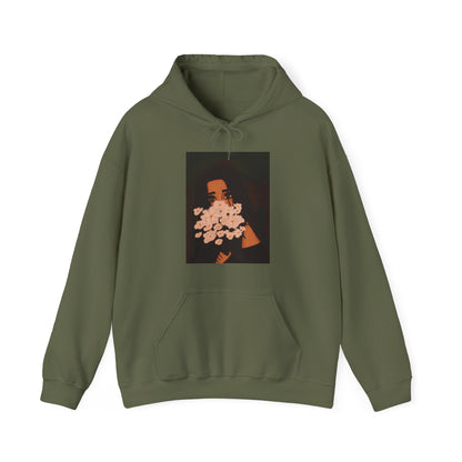 Unisex Heavy Blend™ Hooded Sweatshirt (Flowers V2)