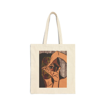 Cotton Canvas Tote Bag (Illusions [color])