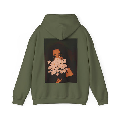 Unisex Heavy Blend™ Hooded Sweatshirt (Flowers)