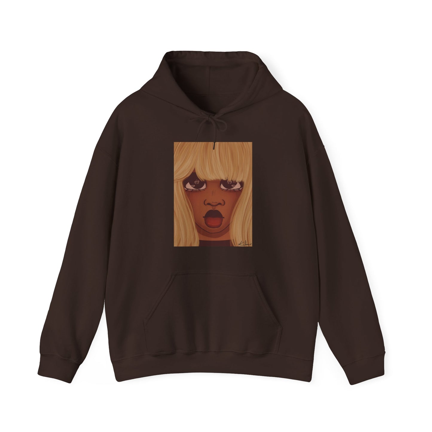 Unisex Heavy Blend™ Hooded Sweatshirt (Heart Eyes V2)