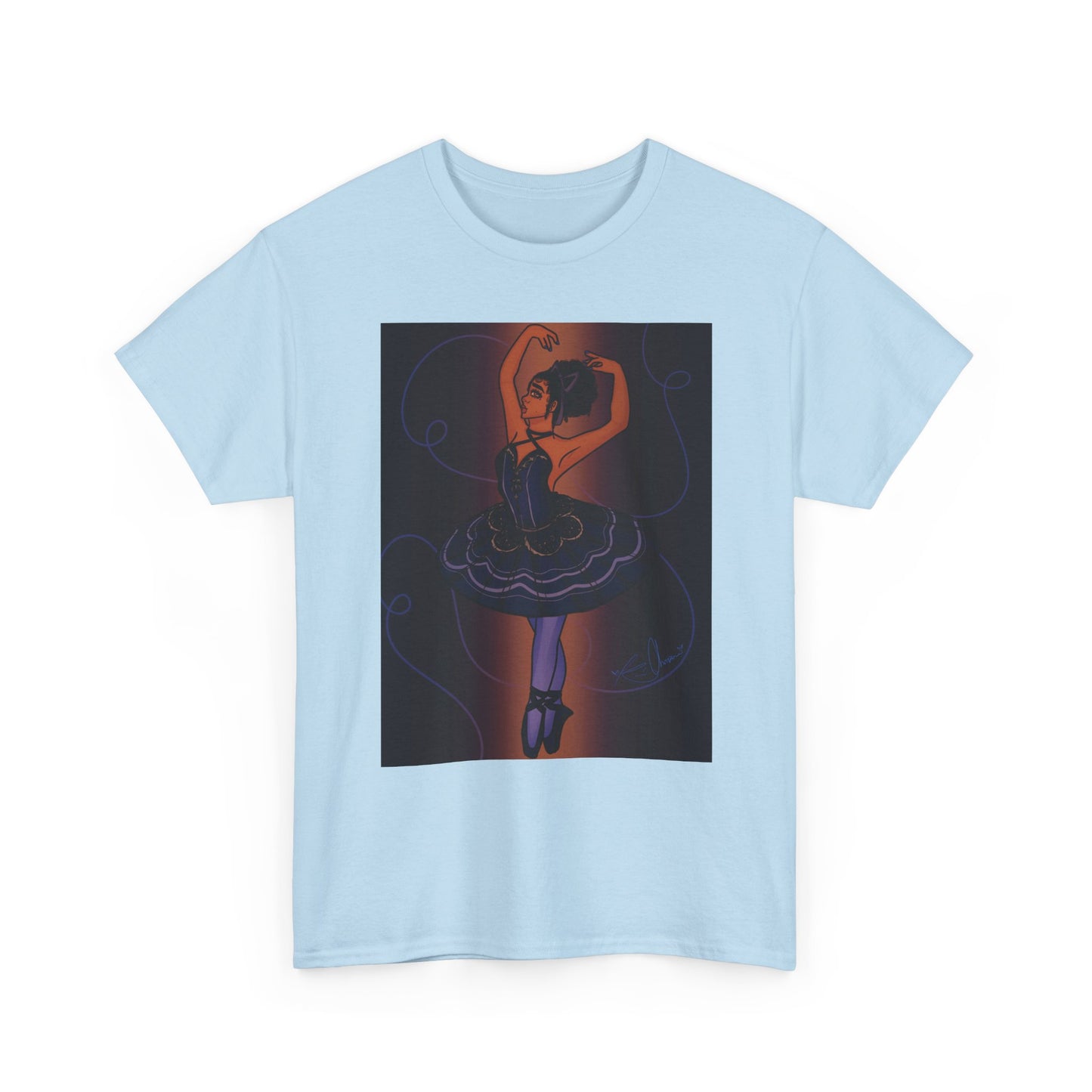 Unisex Heavy Cotton Tee (Ballerina)