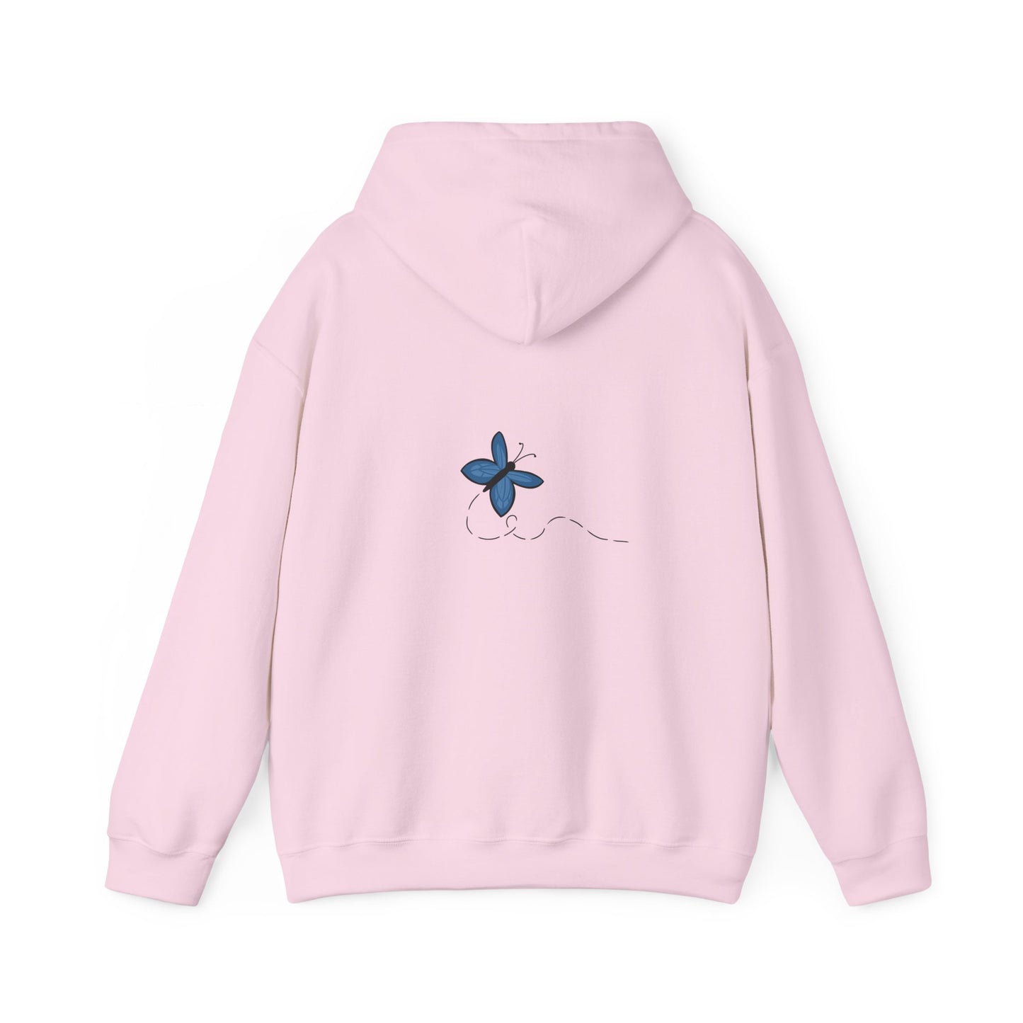 Unisex Heavy Blend™ Hooded Sweatshirt (Blue Butterfly V2)