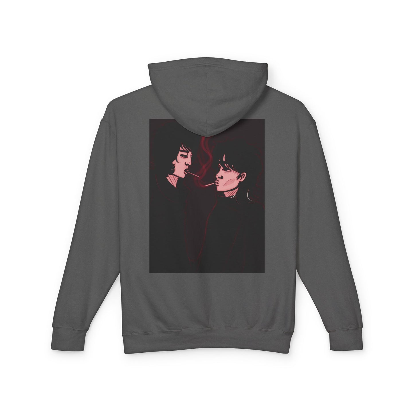 Unisex Lightweight Hooded Sweatshirt (Dark Times)
