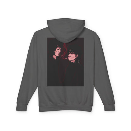 Unisex Lightweight Hooded Sweatshirt (Dark Times)